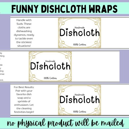 crochet dishcloth wraps