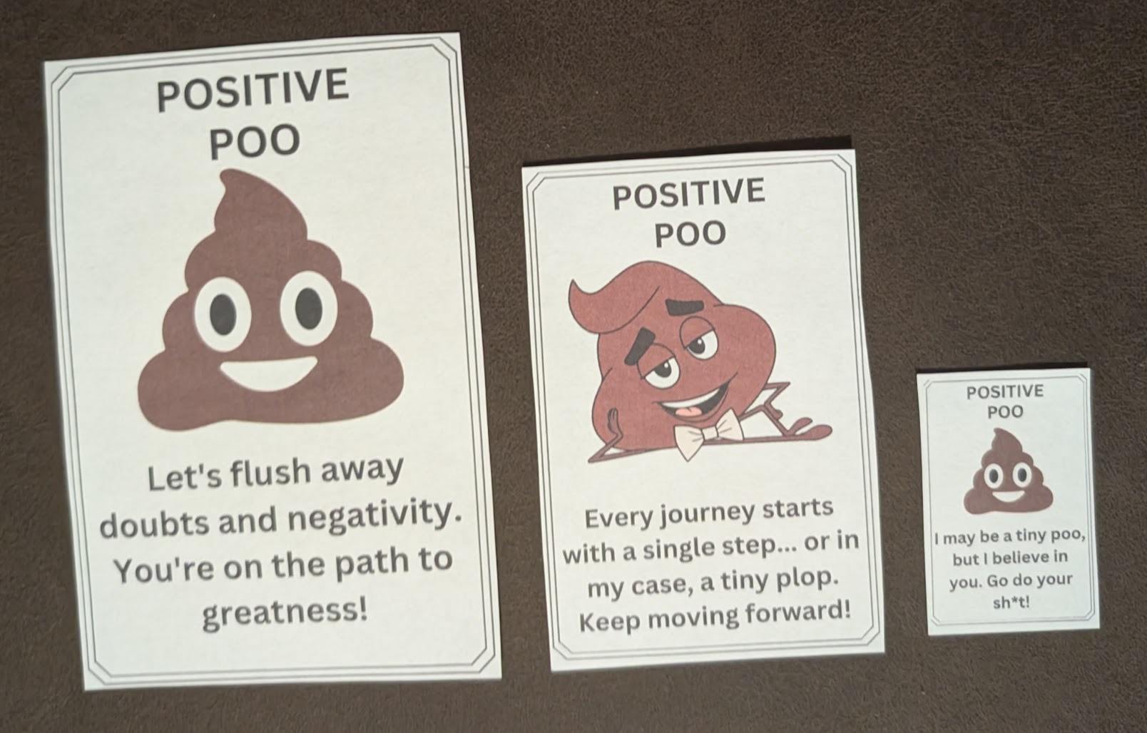 3 Positive Poo Printables PDF File Instant Download - Image 5