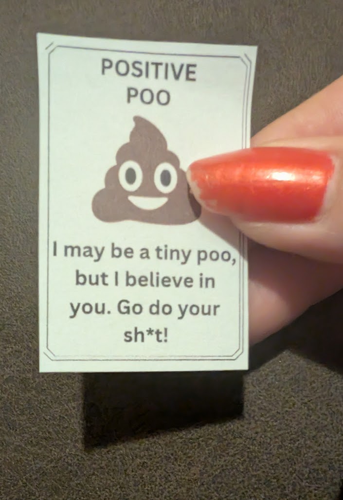 3 Positive Poo Printables PDF File Instant Download - Image 3