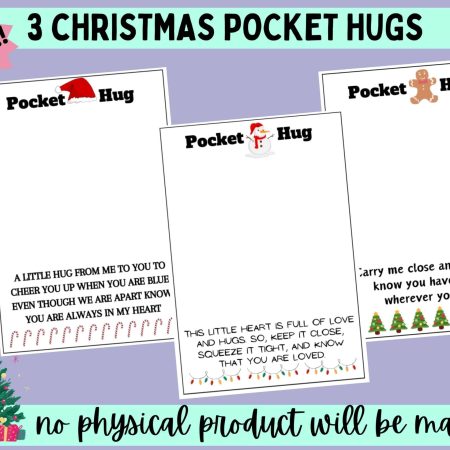 Christmas pocket hug 1