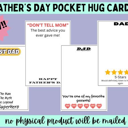 father's day pocket hugs