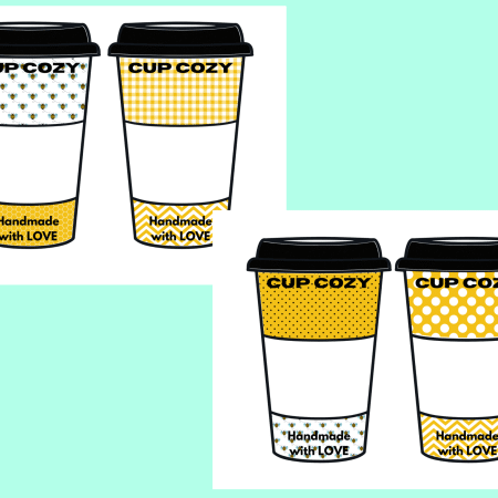cup cozy display cards