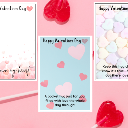 valentine's day pocket hugs