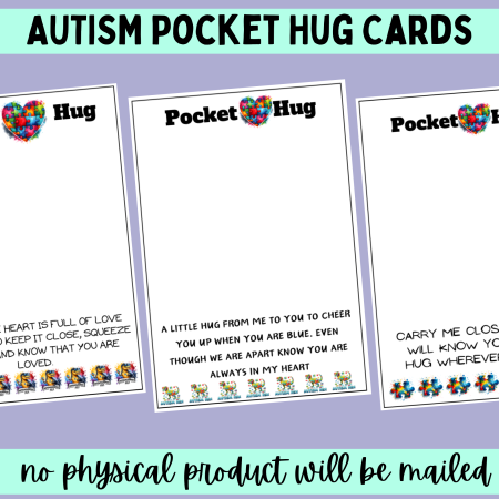 autism pocket hug